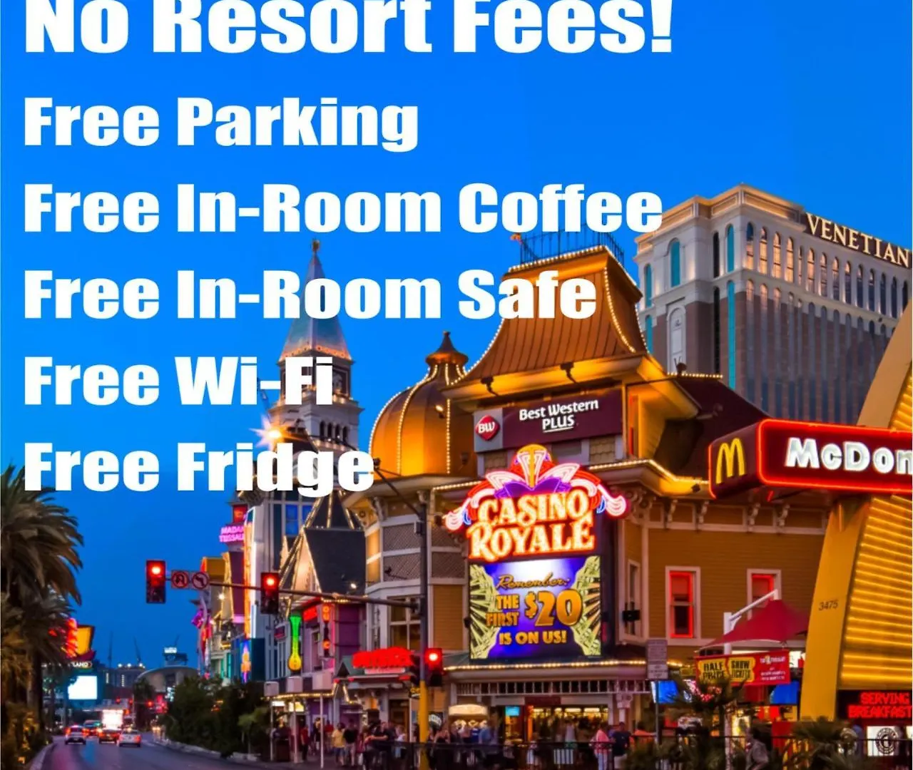 Best Western Plus Casino Royale - Center Strip location